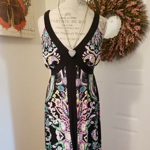 INC MULTI COLORED DRESS